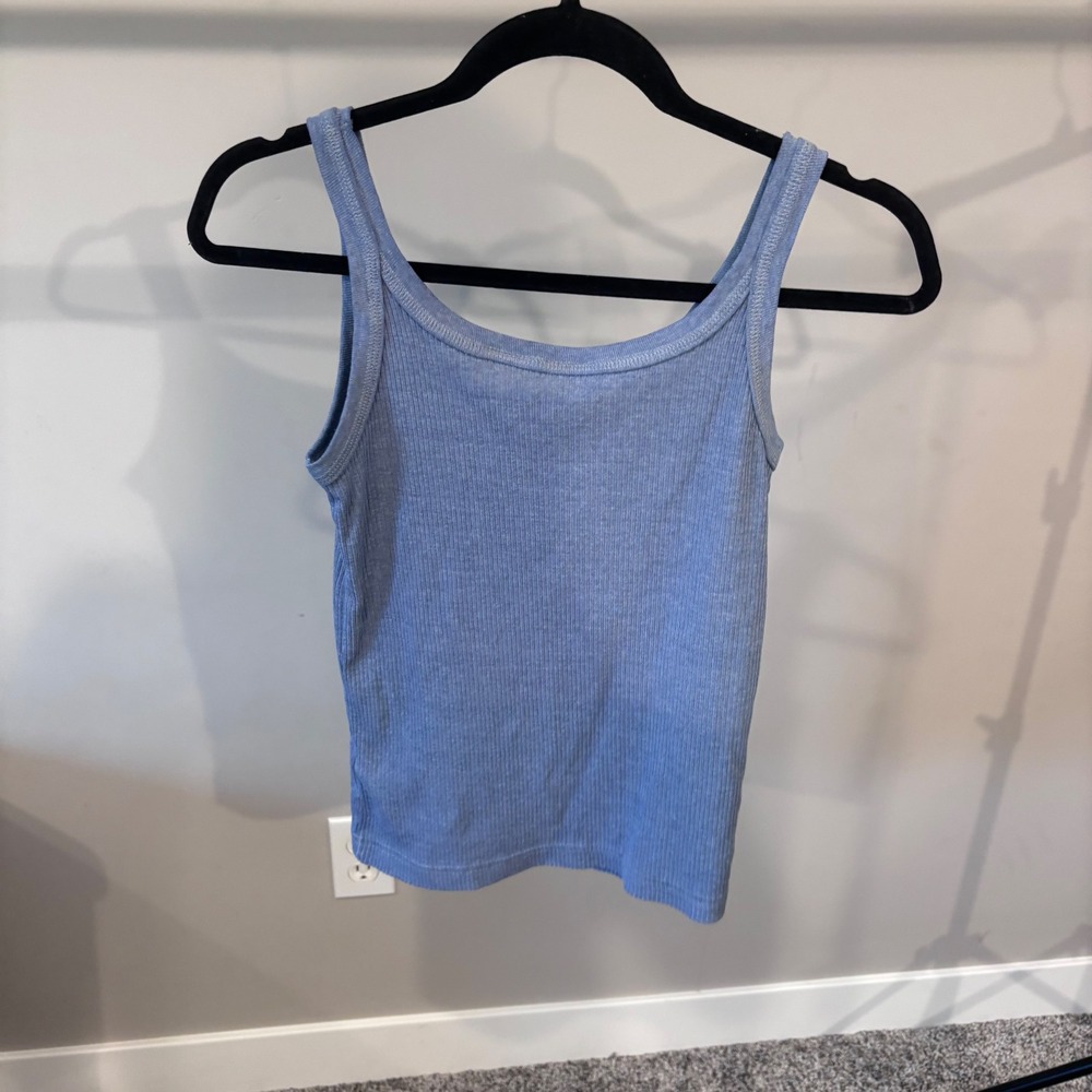 Y2K Route 66 Ribbed Tank Top Small - Picture 3 of 4